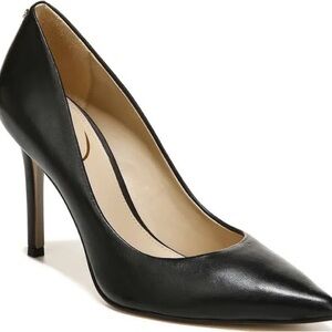 Sam Edelman Hazel Black Leather Pumps